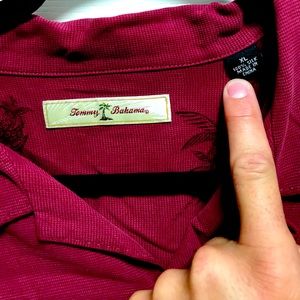 Tommy Bahama silk button down shirt
